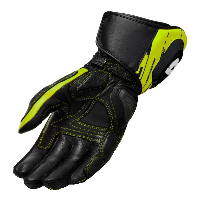 Mănuși pentru motociclete Revit Quantum 2 negru-galben-fluo lichidare