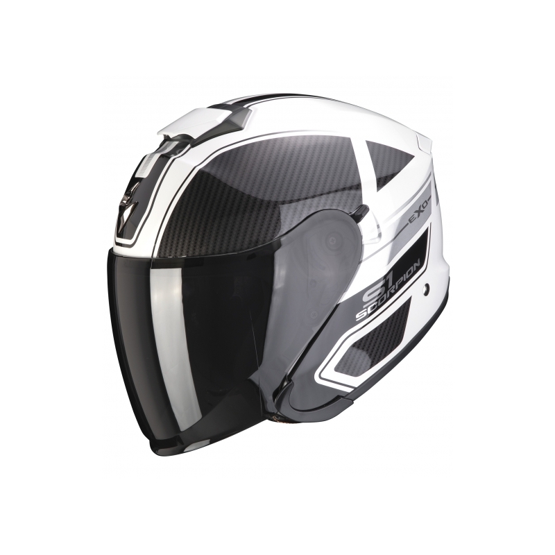 Cască de protecție deschisă Scorpion EXO-S1 Cross-Ville negru-alb-gri