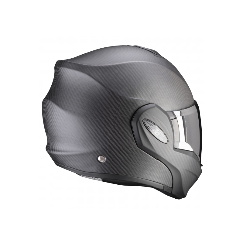 Cască de protecție Scorpion EXO-TECH Carbon negru mat cu clapetă flip-up