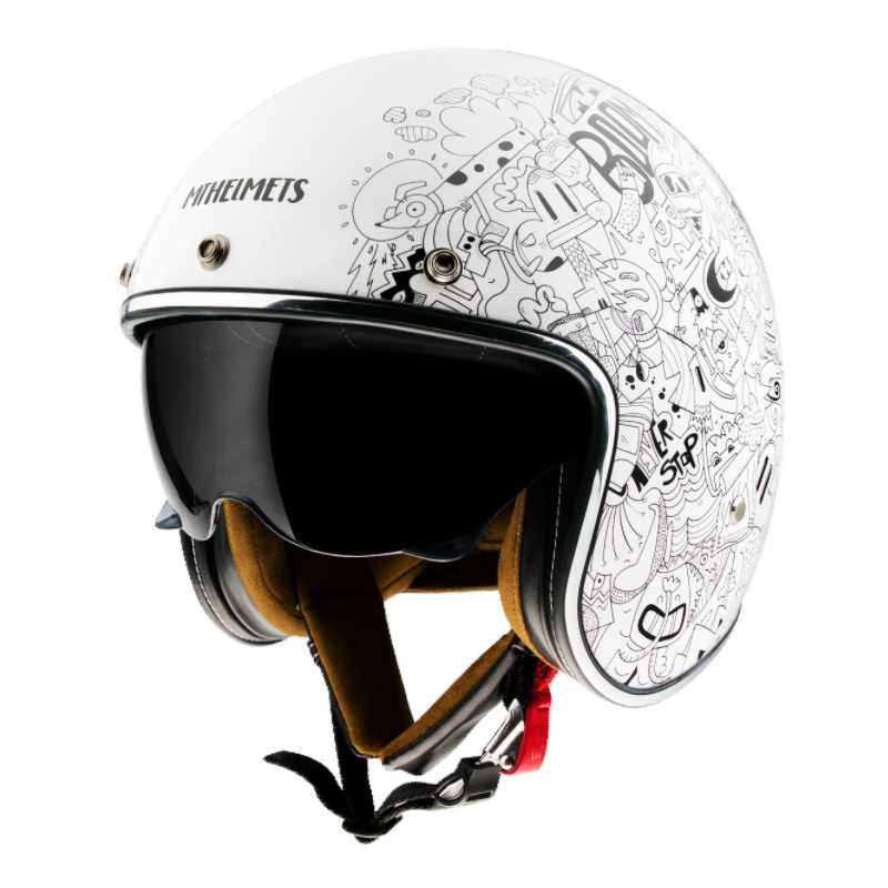 MT LeMans 2 SV Extreme White Open Moto Casca lichidare