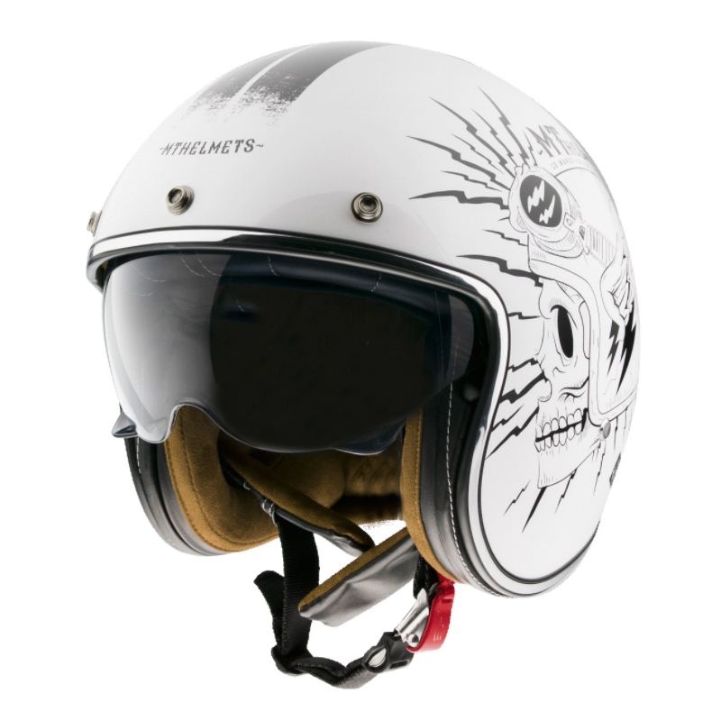 Cască de motocicletă MT LeMans 2 SV Diler White Open