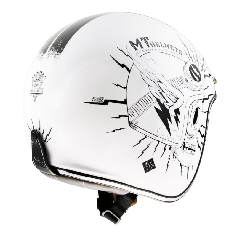 Cască de motocicletă MT LeMans 2 SV Diler White Open