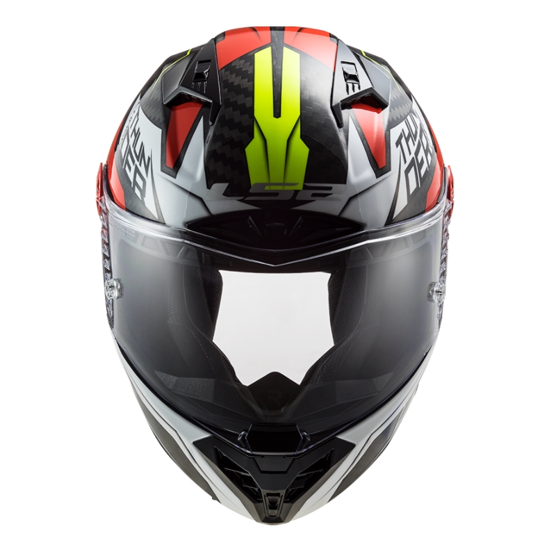 LS2 FF805 Thunder Thunder C Chase negru, alb și roșu cască de motocicletă integrală lichidare