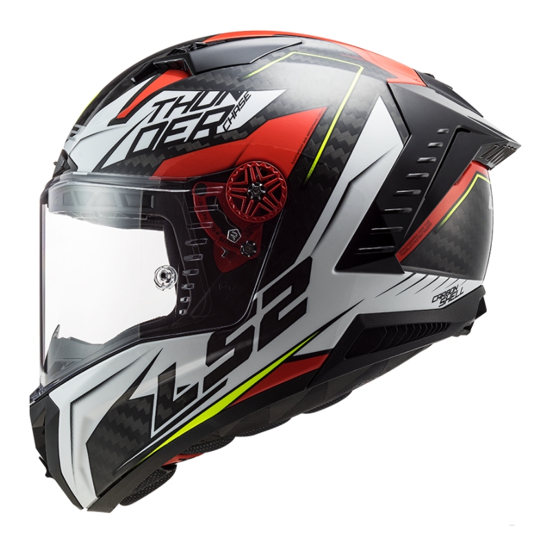 LS2 FF805 Thunder Thunder C Chase negru, alb și roșu cască de motocicletă integrală lichidare