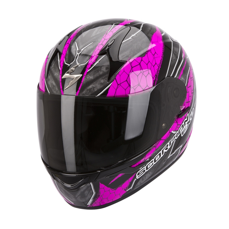 Cască integrală Moto Scorpion EXO-410 Rad negru-roz