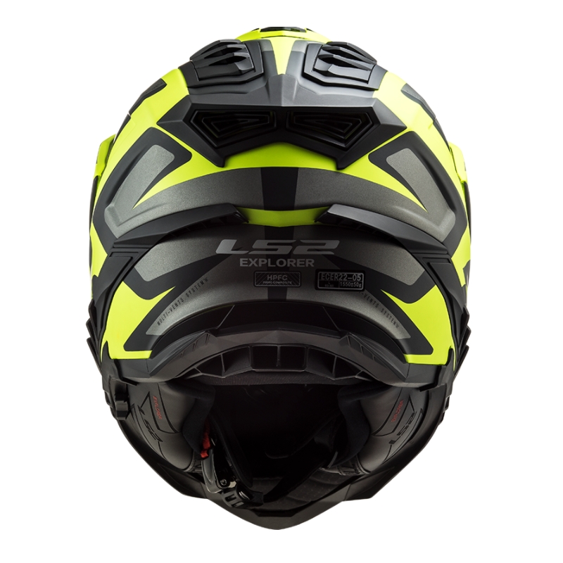 Cască de enduro LS2 MX701 Explorer Alter negru-gri-galben-fluo galben