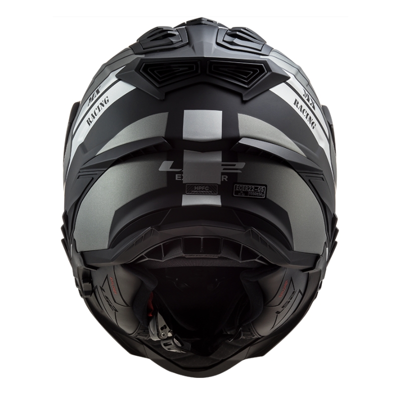 Cască de enduro LS2 MX701 Explorer Atlantis negru-gri-albastru