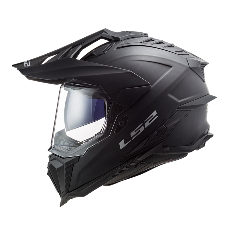 Cască de enduro LS2 MX701 Explorer Solid Black