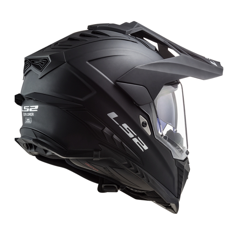 Cască de enduro LS2 MX701 Explorer Solid Black
