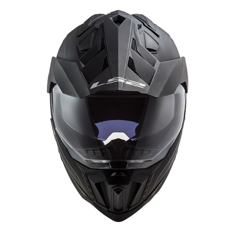 Cască de enduro LS2 MX701 Explorer Solid Black