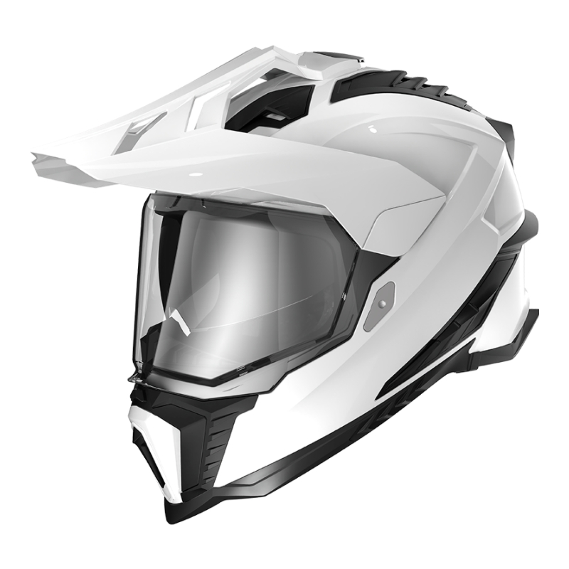 Cască de enduro LS2 MX701 Explorer Solid White