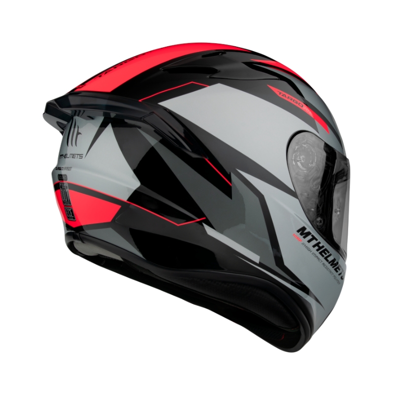 MT FF106 Pro Targo Pro Targo Pro Sound cască de motocicletă integrală negru-gri-fluo roșu lichidare