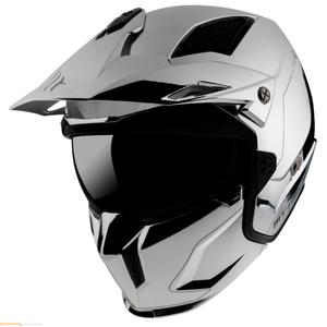 Cască de motocicletă MT Streetfighter SV Chromed Silver výprodej