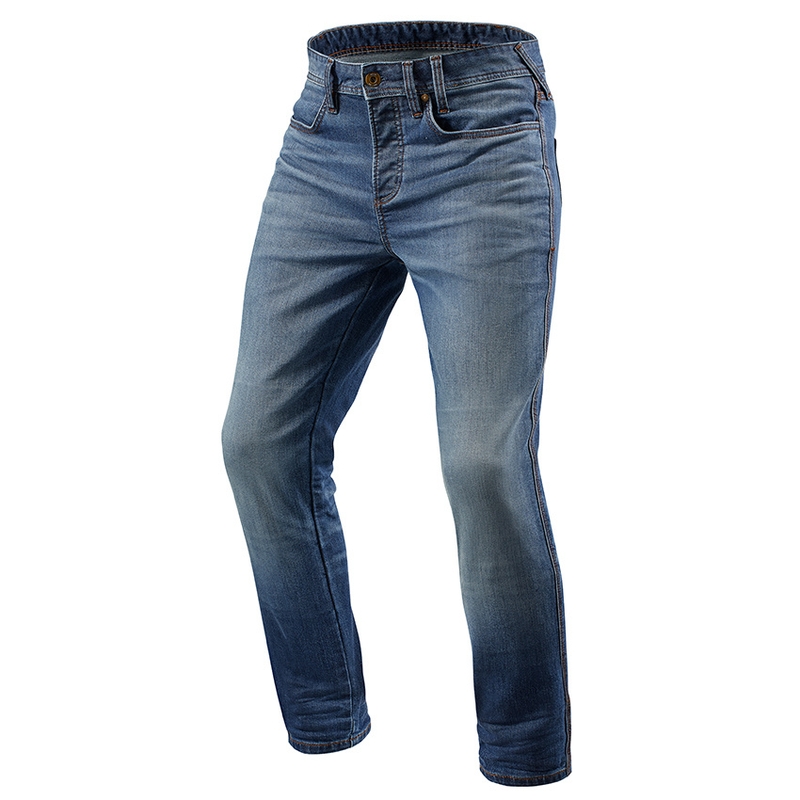 Revit Piston Blue Piston Blue Cropped Motorcycle Jeans lichidare