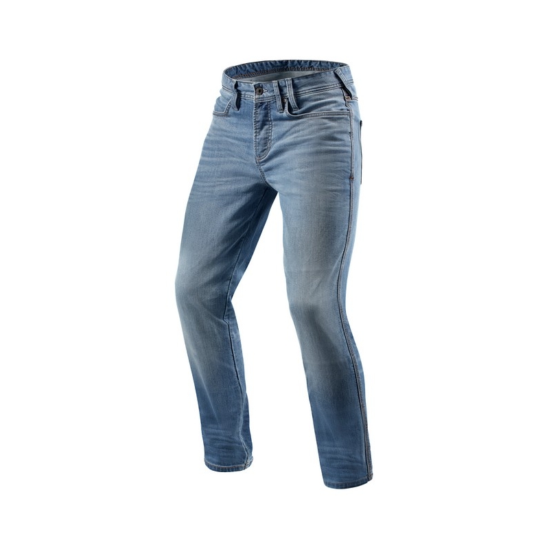Blugi de motocicletă Revit Piston albastru deschis  extinsă lichidare