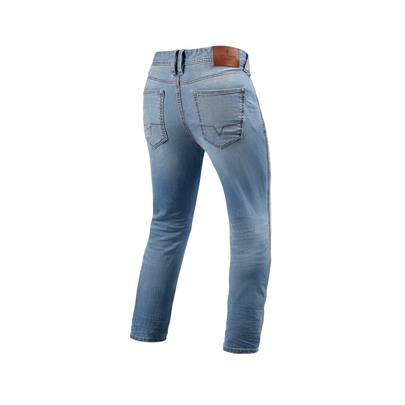 Blugi de motocicletă Revit Piston albastru deschis  extinsă lichidare