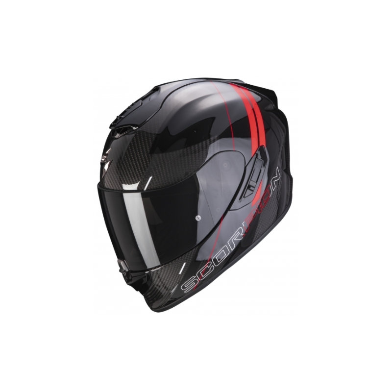 Cască integrală Scorpion EXO-1400 Carbon Air Drik negru-roșu