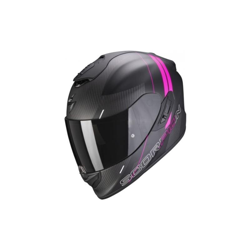 Cască integrală Scorpion EXO-1400 Carbon Air Drik negru-roz