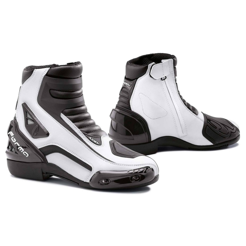 Pantofi Moto Forma Axel negru și alb lichidare