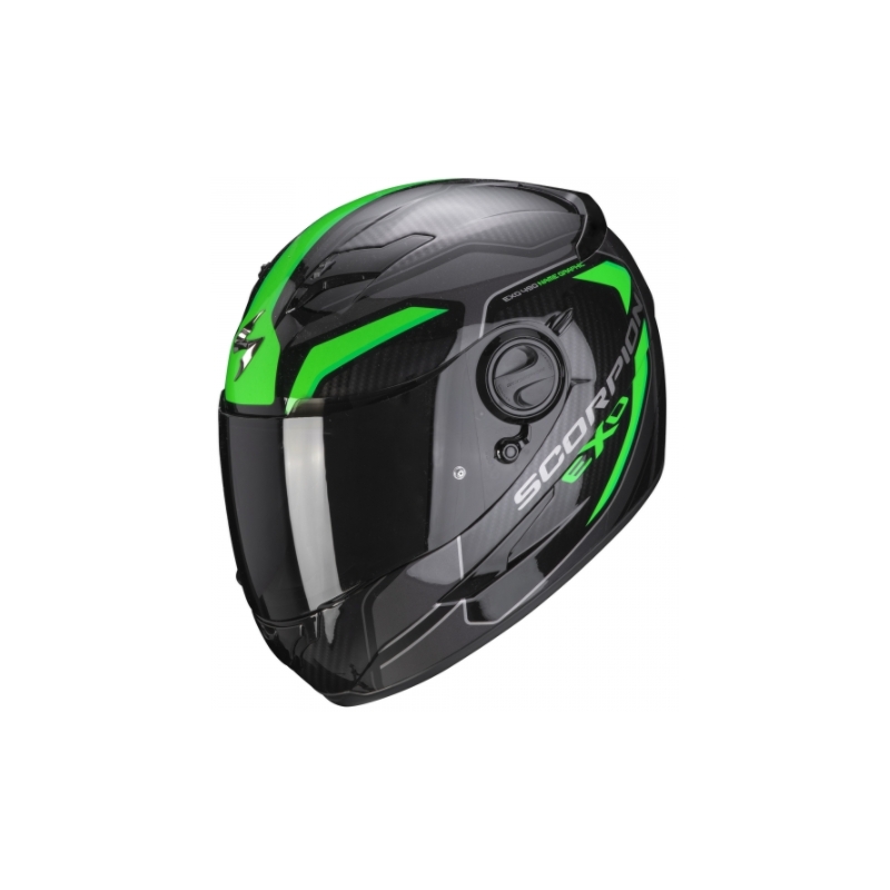 Cască integrală Scorpion EXO-490 Supernova negru-verde
