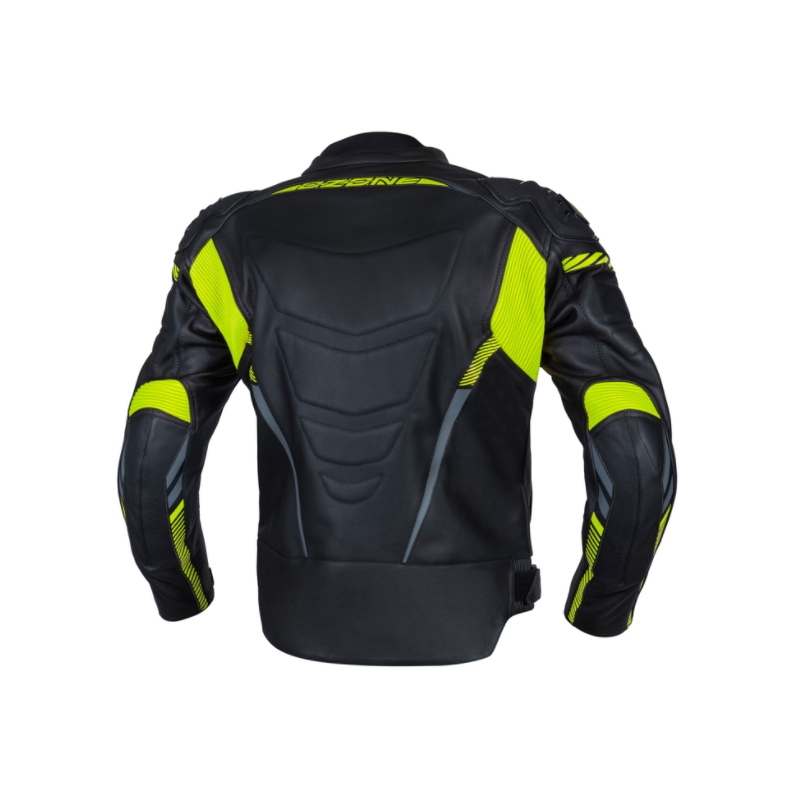 Geacă de motocicletă Ozone RS600 negru-galben-fluo