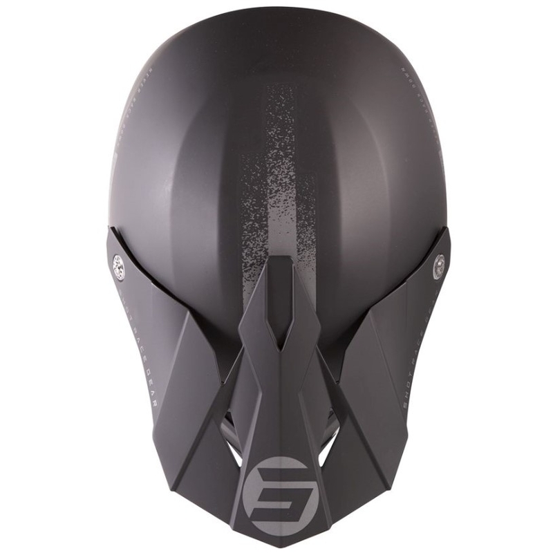 Casca de motocross Shot Furious Raw 2.0 negru-gri  negru-gri lichidare