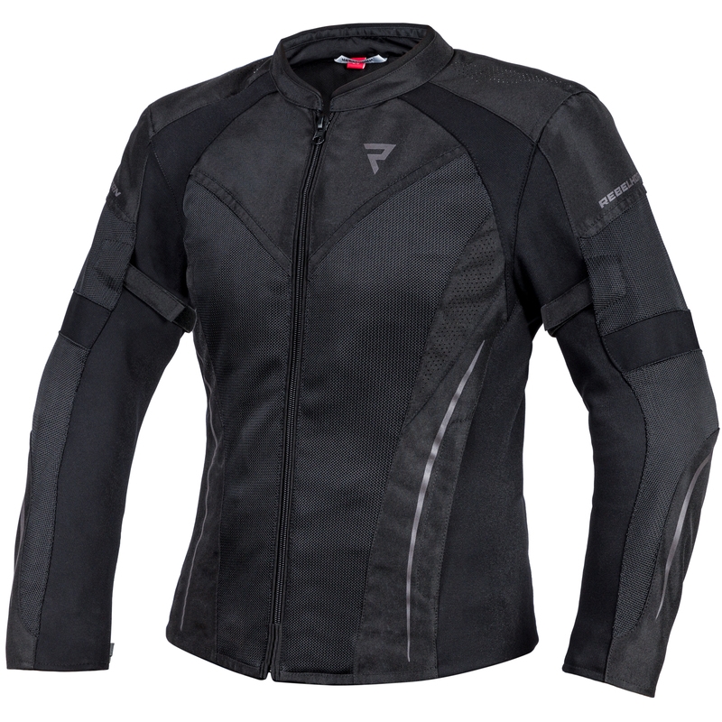 Rebelhorn Flux Jachetă de motocicletă pentru femei Negru lichidare
