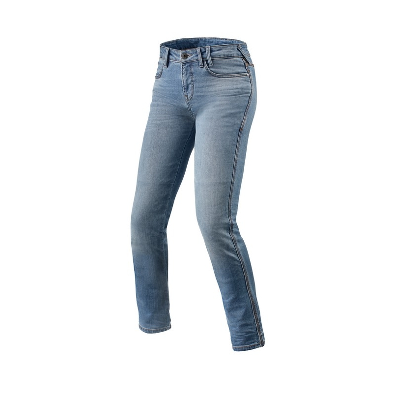 Blugi Revit Shelby albastru deschis pentru femei Revit Shelby pentru motociclete lichidare