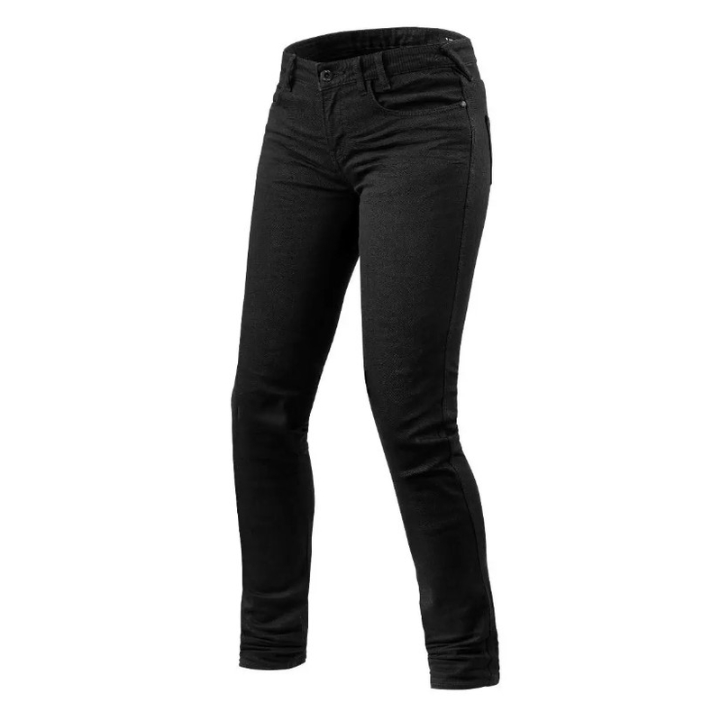 Blugi Revit Maple Black Cropped Motorcycle pentru femei lichidare