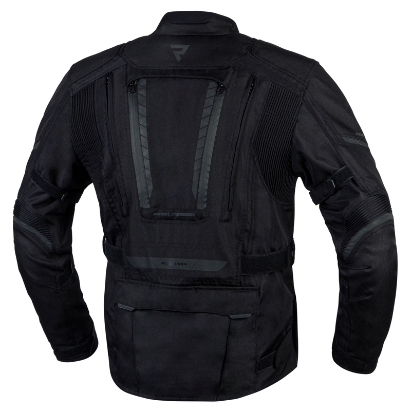 Jachetă pentru motociclete Rebelhorn Hiker III negru