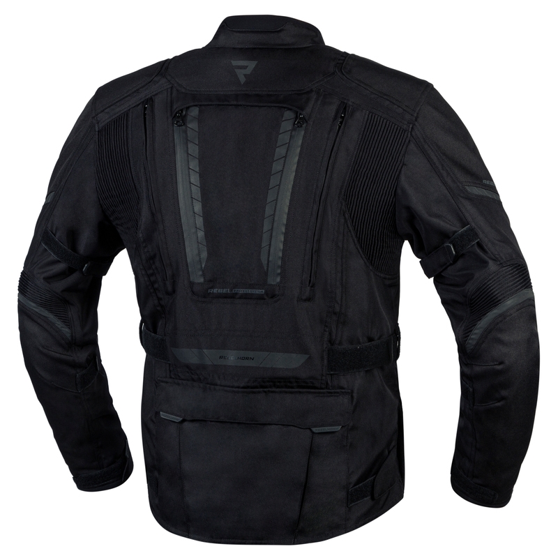 Jachetă pentru motociclete Rebelhorn Hiker III negru lichidare