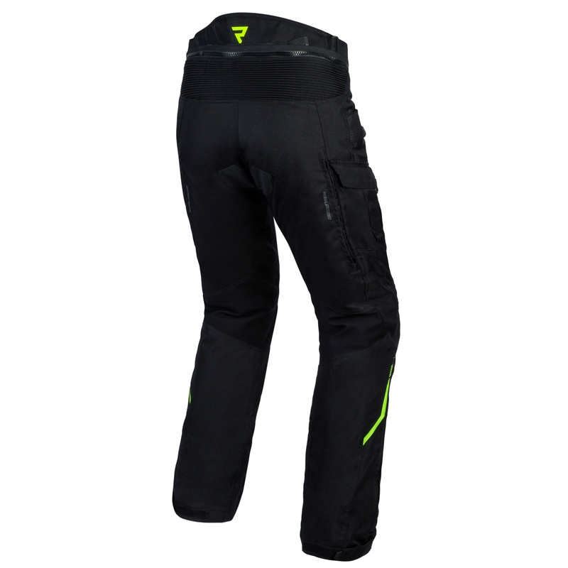 Pantaloni Moto Rebelhorn Cubby IV negru-gri-fluo galben lichidare