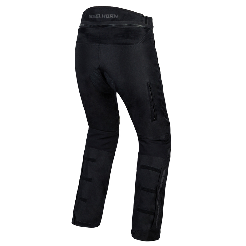 Pantaloni moto pentru femei Rebelhorn Hiker III negru-gri lichidare