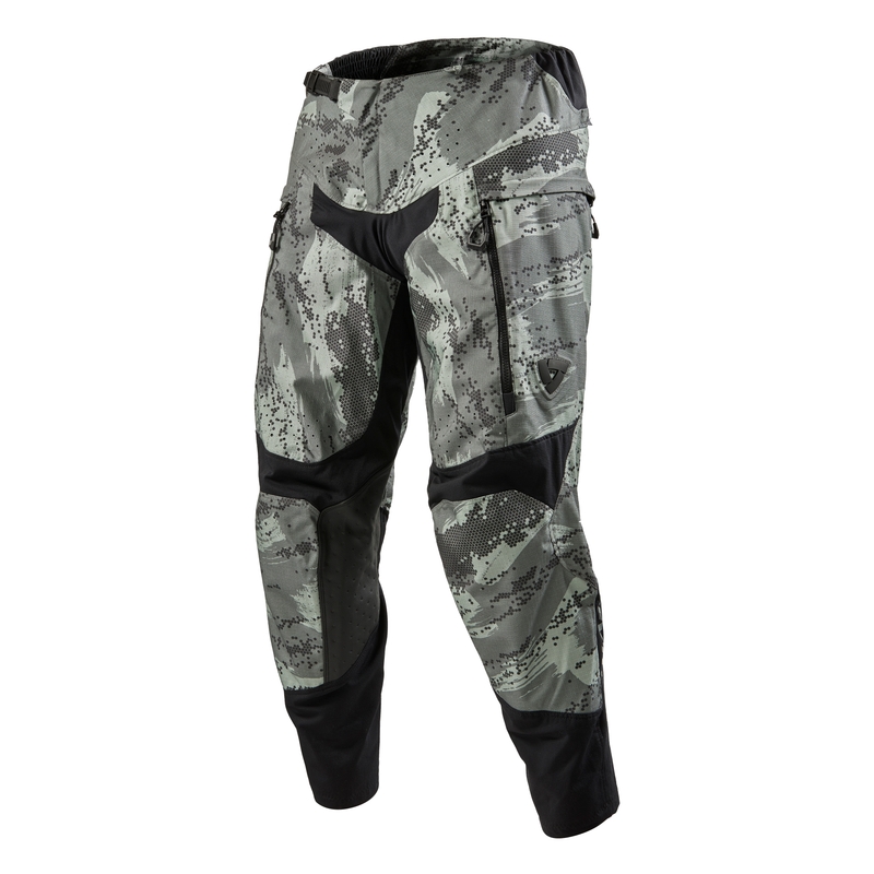 Pantaloni de motocross Revit Peninsula camuflaj gri extins