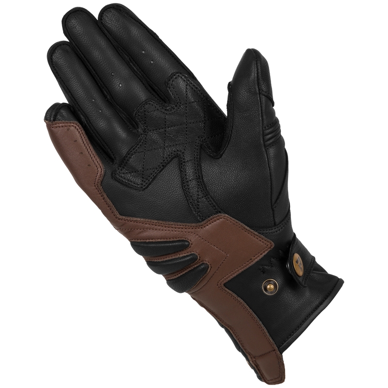 Mănuși de motocicletă Rebelhorn Hunter Black-Brown lichidare