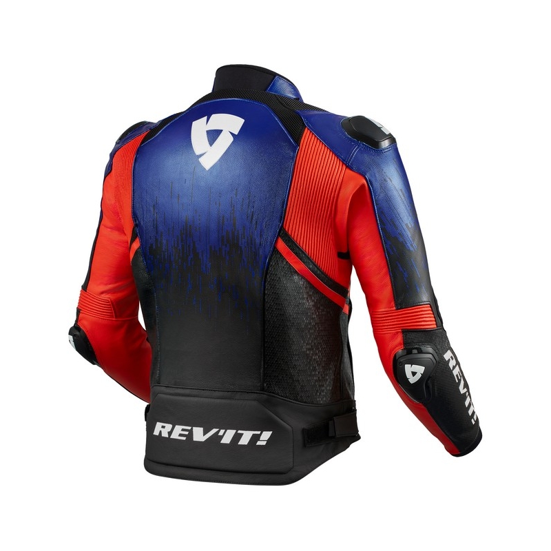 Revit Quantum 2 jachetă de motocicletă albastru-fluo roșu lichidare
