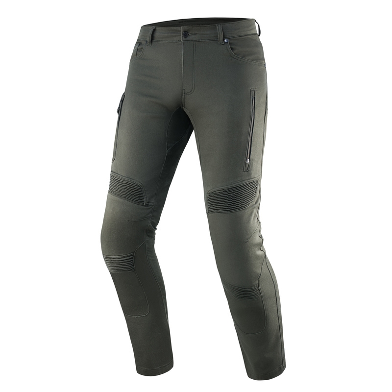 Rebelhorn Vandal Vandal Twill Blugi de motocicletă verzi lichidare