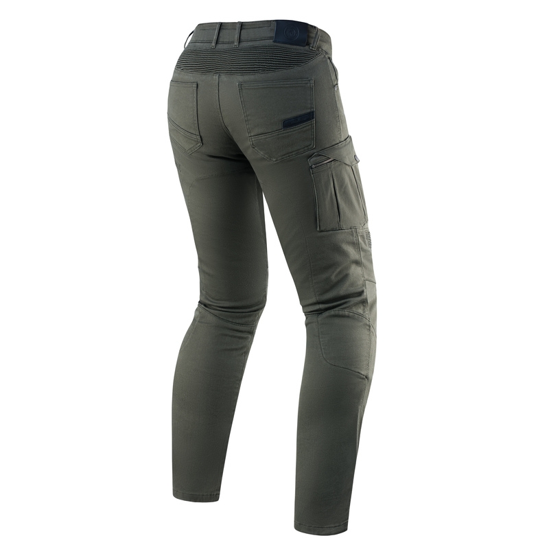 Rebelhorn Vandal Vandal Twill Blugi de motocicletă verzi lichidare