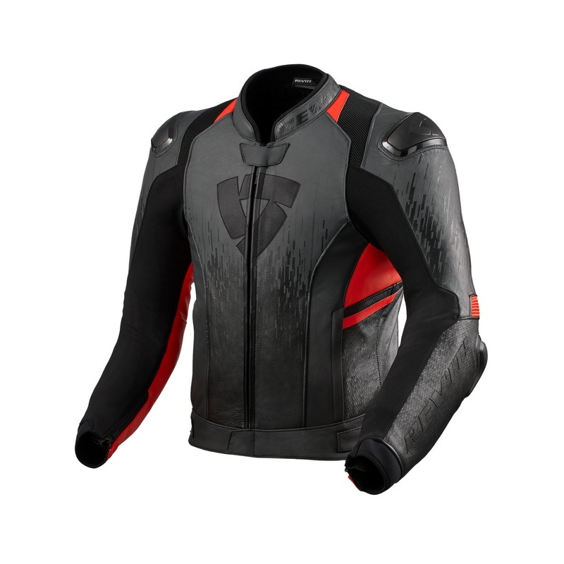 Revit Quantum 2 jachetă de motocicletă gri-roșu-fluo lichidare