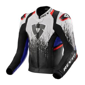 Jachetă pentru motociclete Revit Quantum 2 Pro Air negru, alb și albastru lichidare