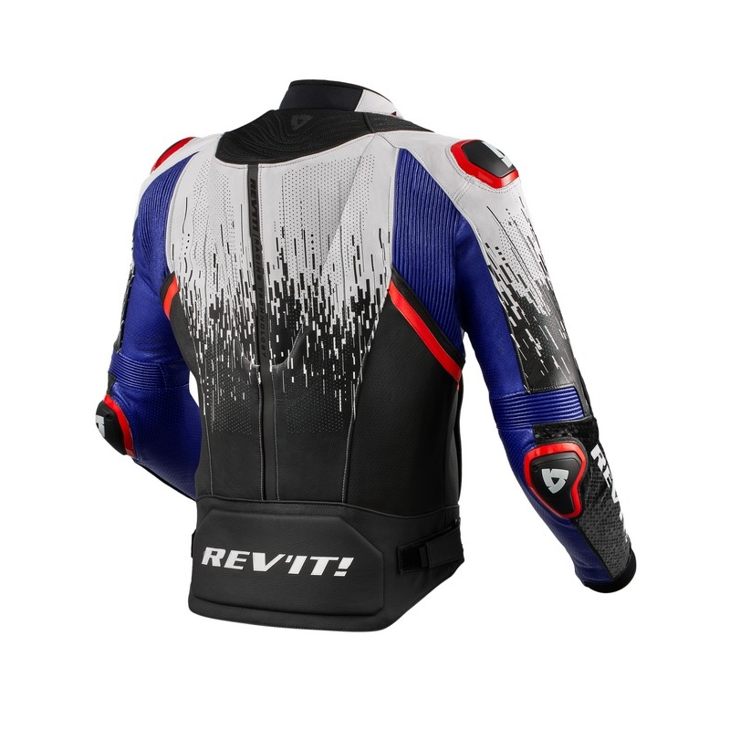 Jachetă pentru motociclete Revit Quantum 2 Pro Air negru, alb și albastru lichidare