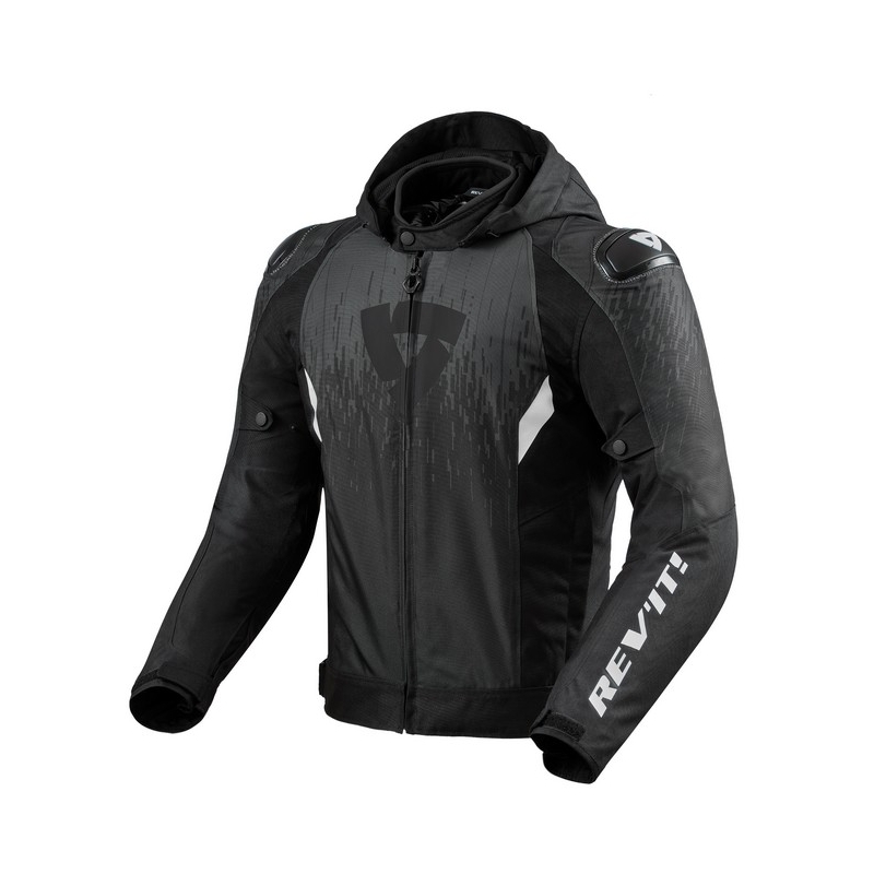 Revit Quantum 2 H2O jachetă de motocicletă negru-gri negru lichidare