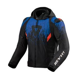 Jachetă pentru motociclete Revit Quantum 2 H2O negru-albastru