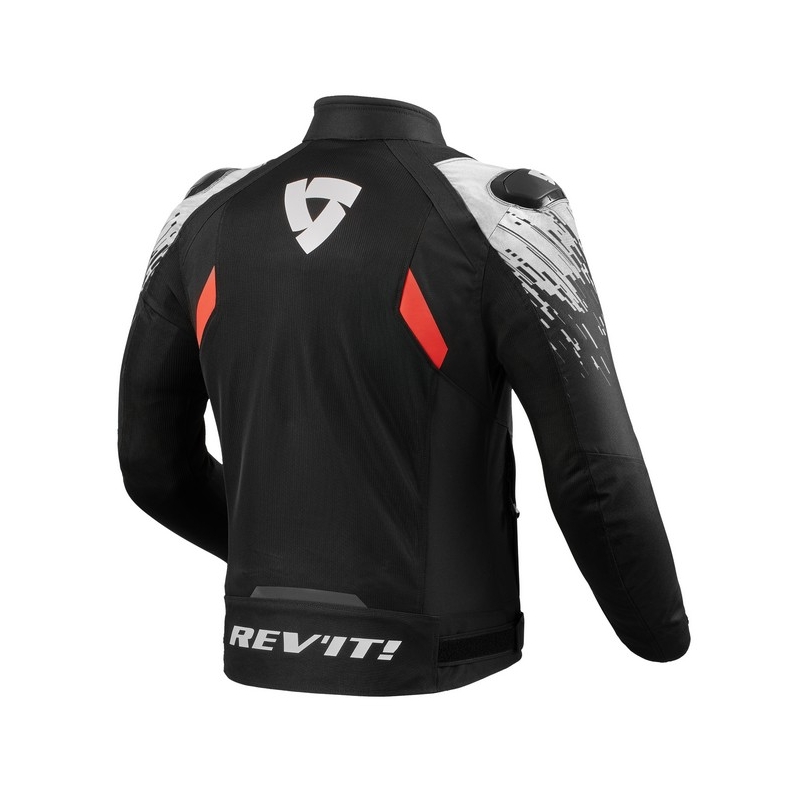 Revit Quantum 2 Air jachetă de motocicletă albă și neagră lichidare