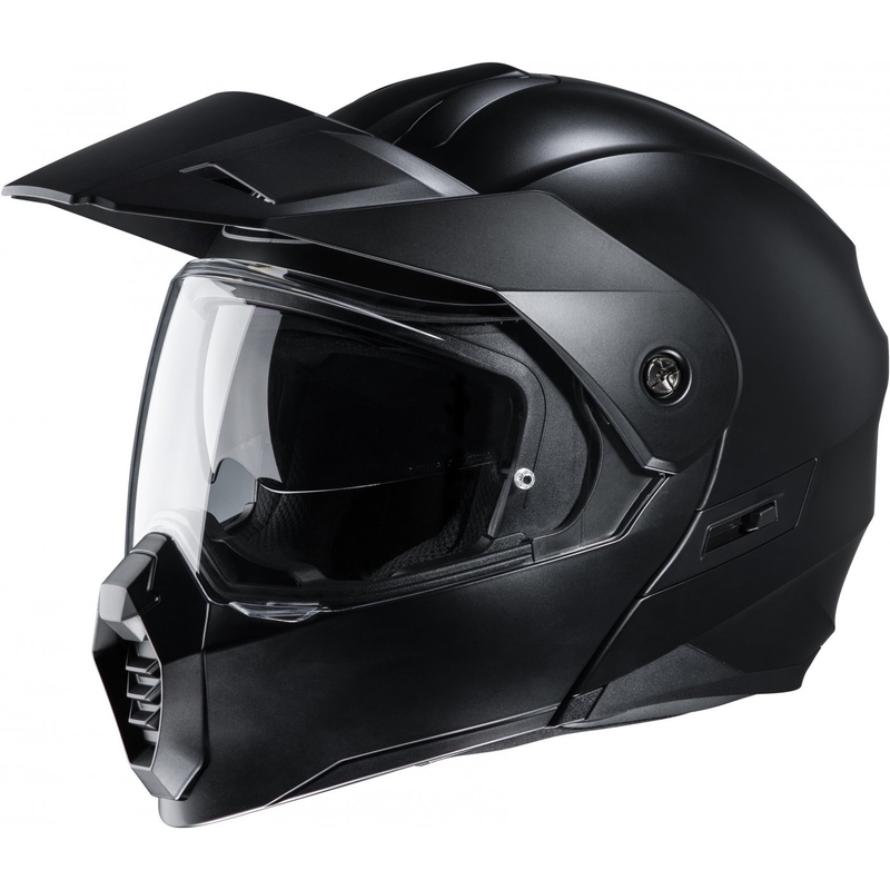 Cască de motociclist HJC C80 neagră mată flip-up lichidare