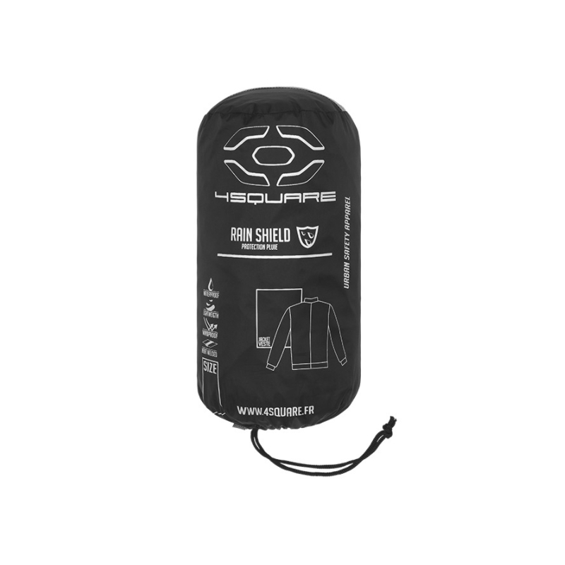 Geacă de ploaie Moto SQUARE Cloud negru
