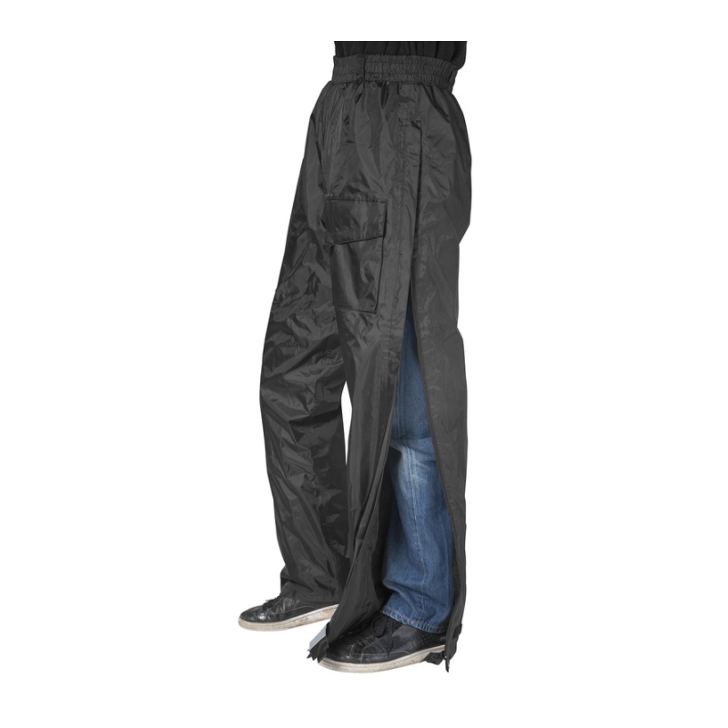 Pantaloni de ploaie Moto 4SQUARE Flood negru