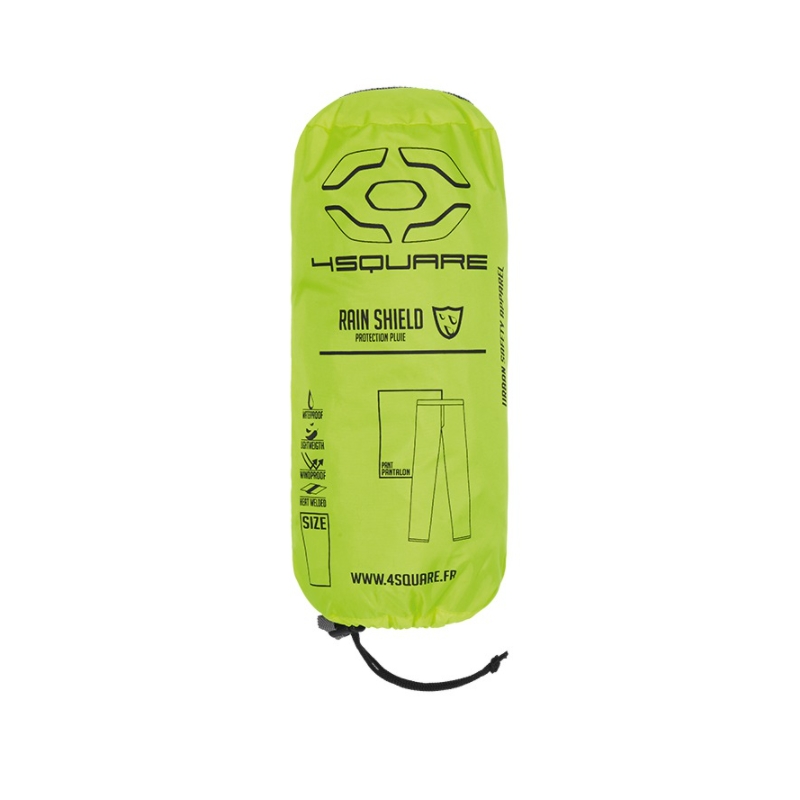 4SQUARE Bristol - Pantaloni de ploaie negru-galben-fluo Bristol