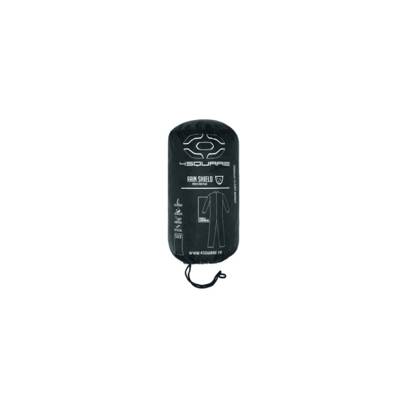 4SQUARE Costum de ploaie Basic negru lichidare