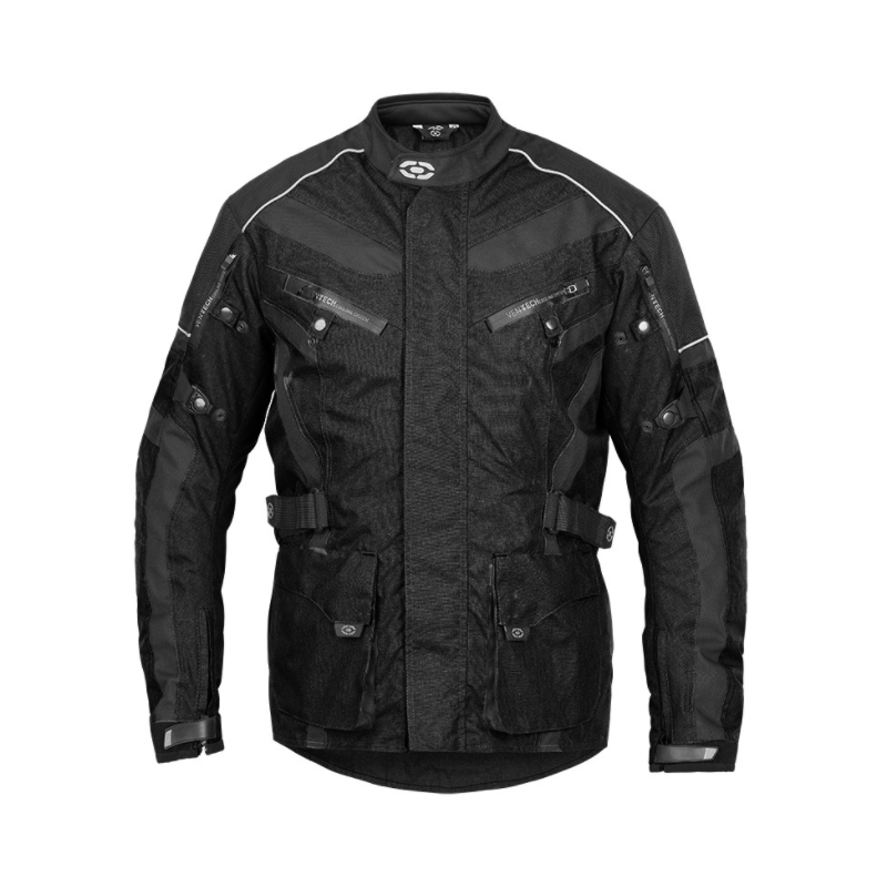 Geacă de motocicletă 4SQUARE Discovery negru lichidare